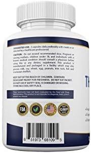 Thyroid Complex Pro - Natural Supplement for Thyroid Support, Energy, Focus and Metabolism (60 Capsules) with L-Tyrosine, Vitamin B, Iodine, Magnesium, Zinc & B-12 for Men and Women