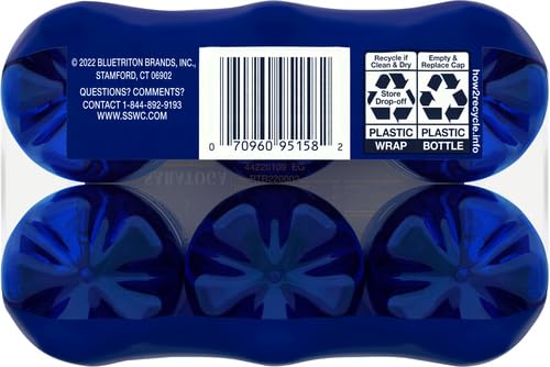 Saratoga Sparkling Water Bottles, 24-Pack - Carbonated Spring Bottled Water with Naturally Occurring Minerals & Electrolytes - Recycled PET Plastic Bottles - 16 Fl Oz