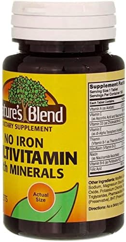 Nature's Blend Multiple Vitamin with Minerals 100 Tabs