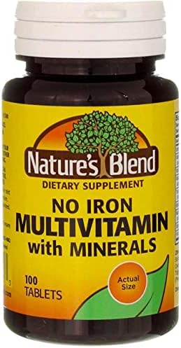 Nature's Blend Multiple Vitamin with Minerals 100 Tabs