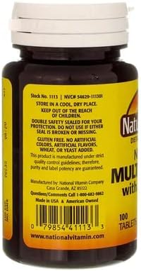 Nature's Blend Multiple Vitamin with Minerals 100 Tabs