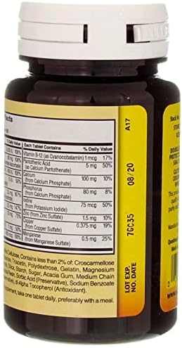 Nature's Blend Multiple Vitamin with Minerals 100 Tabs