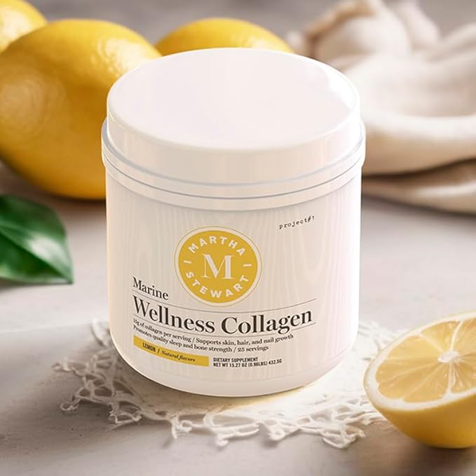 Martha Stewart Collagen Peptides Powder 15g Protein 25 Servings