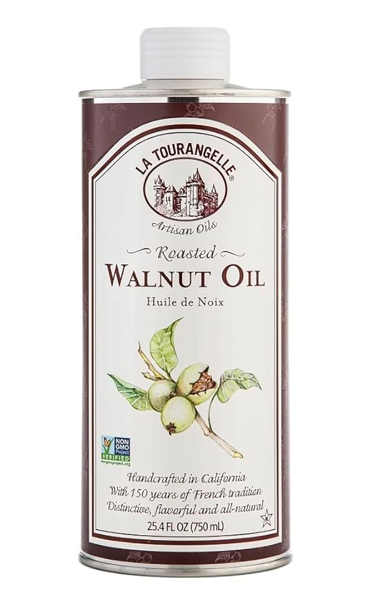 La Tourangelle, Roasted Walnut Oil, Plant-Based Source of Omega-3 Fatty Acid, Cooking, Baking, & Beauty, 25.4 Fl Oz