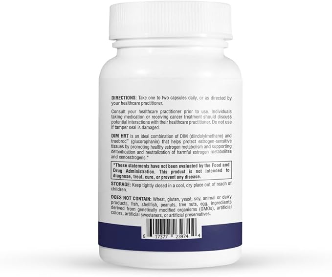 DIM HRT - Estrogen Metabolism + 60 Capsules