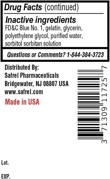Safrel Nighttime Sleep Aid, Diphenhydramine HCl 50mg, 250 250 Softgels