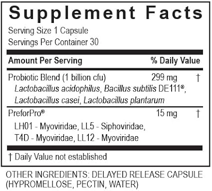 Transformation Enzyme Transbiotic Probiotic Supplement, No.1 30 Cap