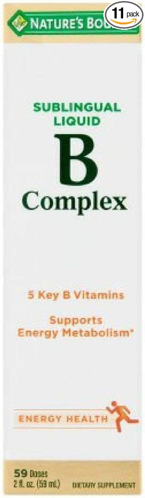 Nature's Bounty Vitamin B Complex Sublingual 2 oz 11)