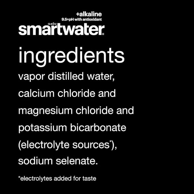 Smartwater alkaline with antioxidant 1L 6pk
