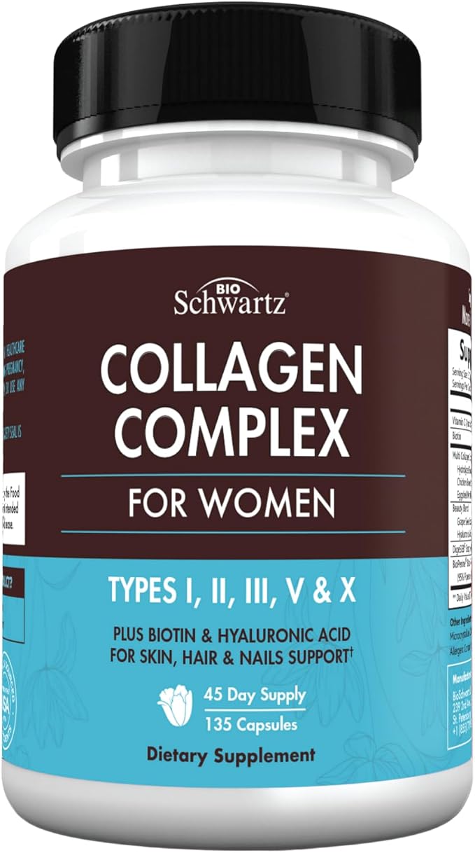 Multi Collagen Peptides Capsules for Women 135 Collagen