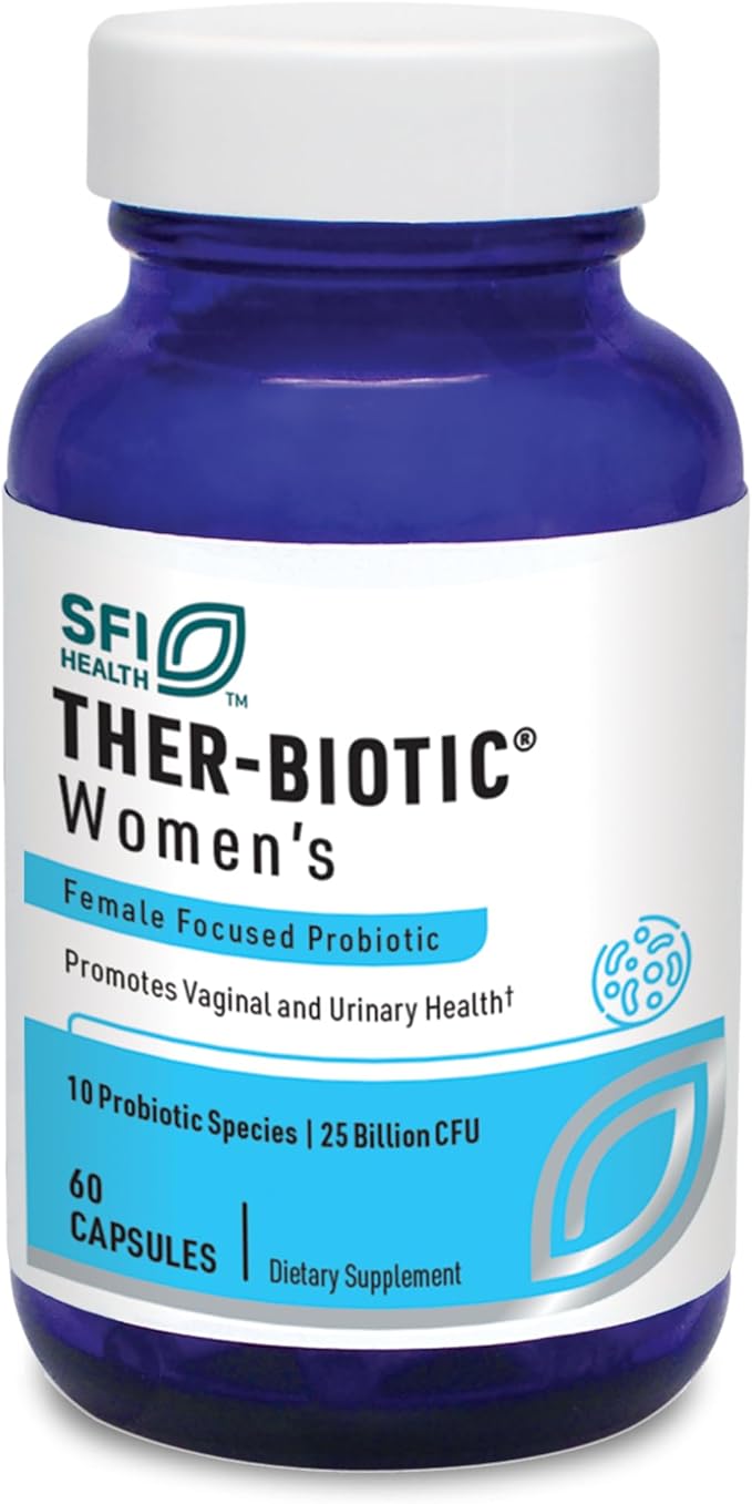 Klaire Labs Ther-Biotic Women's Probiotic Supplement 25b CFU (60 Capsules)