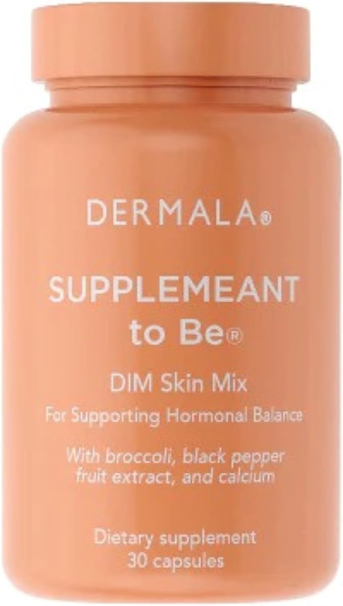 DIM Skin Mix Acne Supplement | Supporting Hormonal Balance and Estrogen Metabolism for Men & Women | Clear Blemish-Free Radiant Healthy Skin | Help Treat Breakouts with Diindolylmethane (DIM)