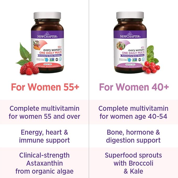 New Chapter Multivitamin for Women 50 Plus 55+ with 24 ct