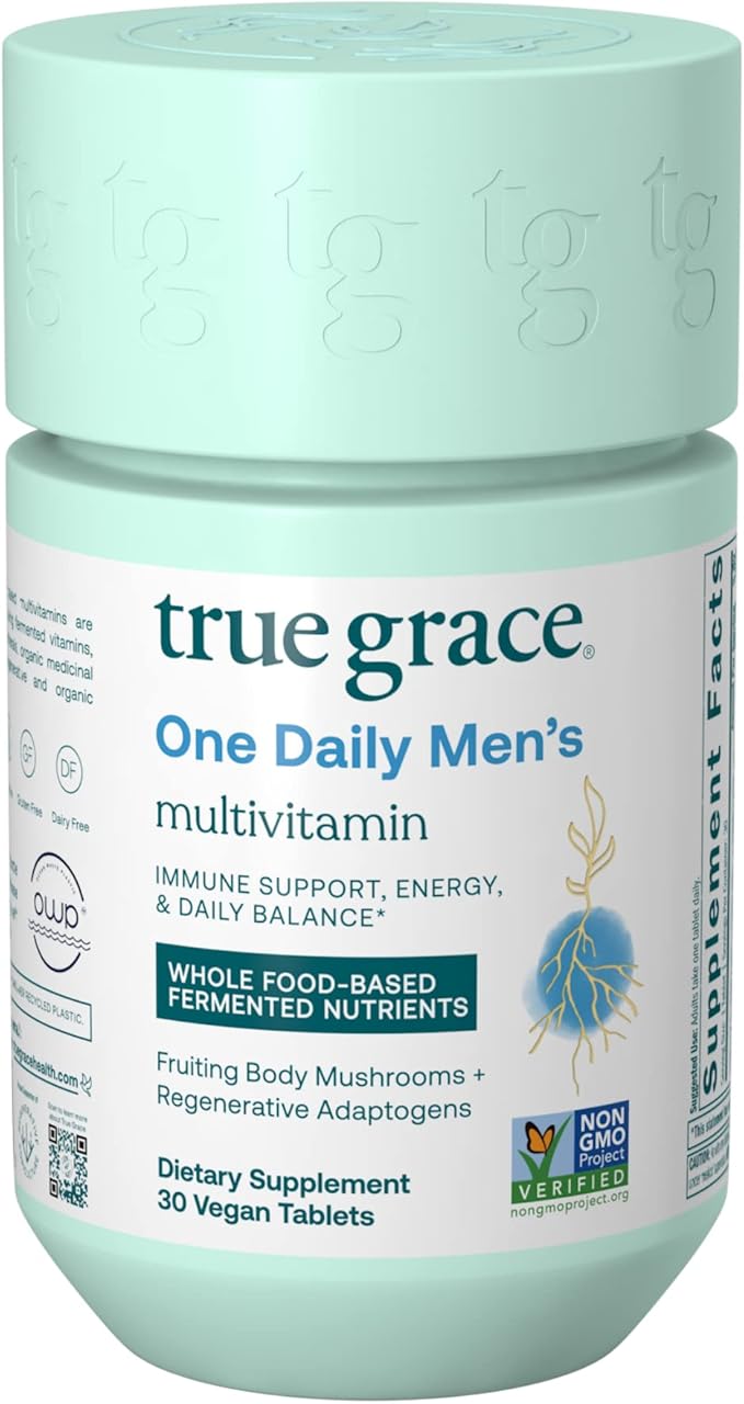 True Grace One Daily Men’s Multivitamin 30 Vegan