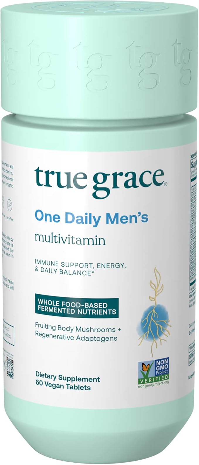 True Grace One Daily Men’s Multivitamin 60 Vegan