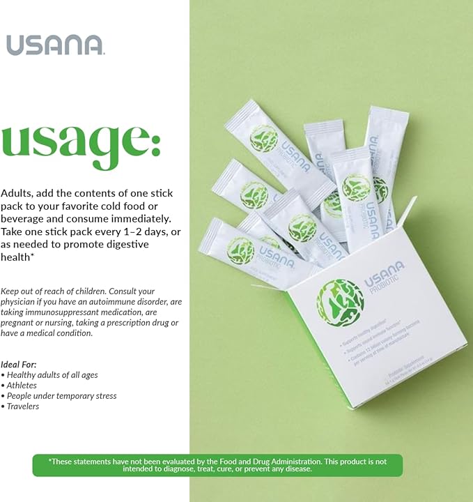 USANA Probiotic Supplement to Support Digestive 14 Stick