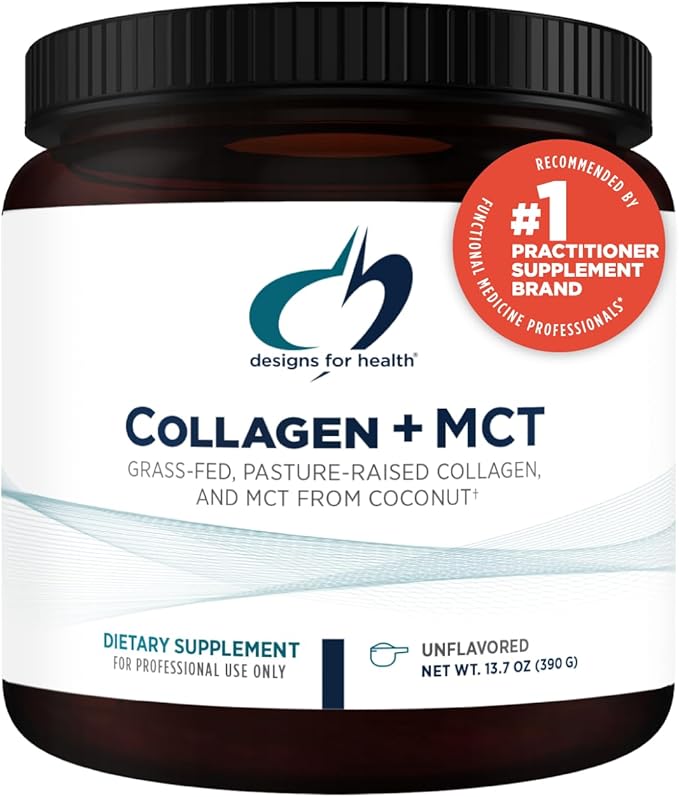 Designs for Health Collagen + MCT, Unflavored (30 Servings)