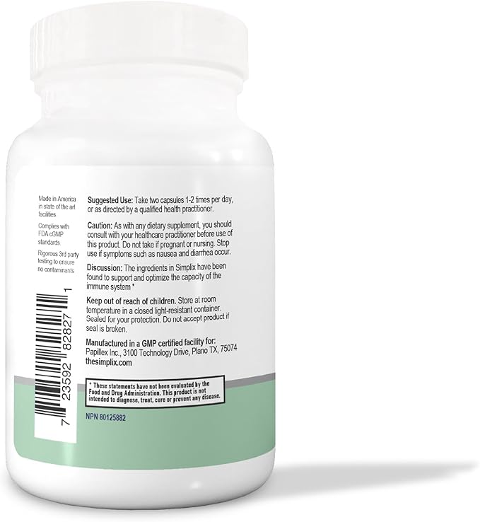 Simplix | Natural Supplement to Strengthen 60 Veggie (1 Pack)