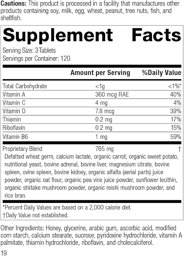 Standard Process Catalyn B6, Magnesium 360 Tablets