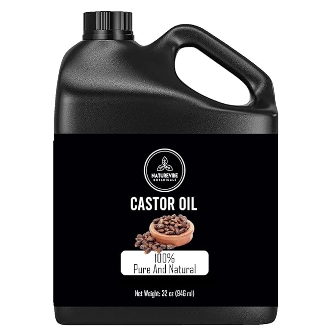 Naturevibe Botanicals Castor Oil 32 Ounces 100% Pure