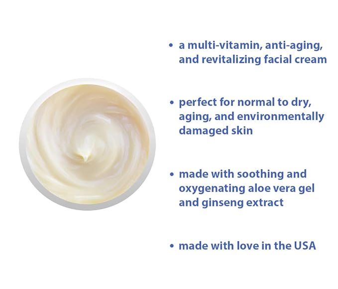 Raya Vitaplex-C Cream (305) | Moisturizing, Multi-Vitamin, Anti-Aging, and Revitalizing Face Cream for Dry, Mature, and Damaged Skin | Tones and Firms | Helps Reduce Fine Lines and Wrinkles