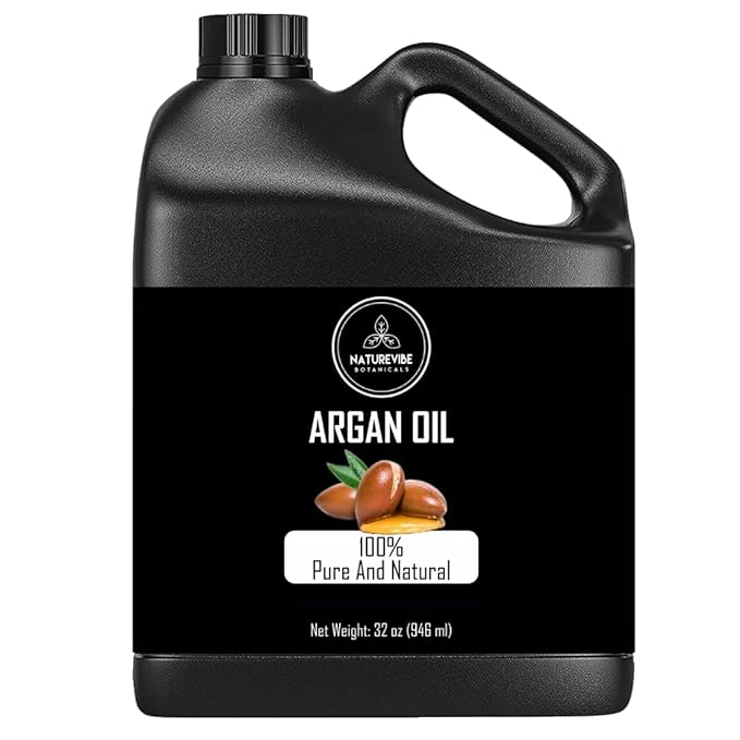 Naturevibe Botanicals Argan Oil 32 Ounces 100% Pure