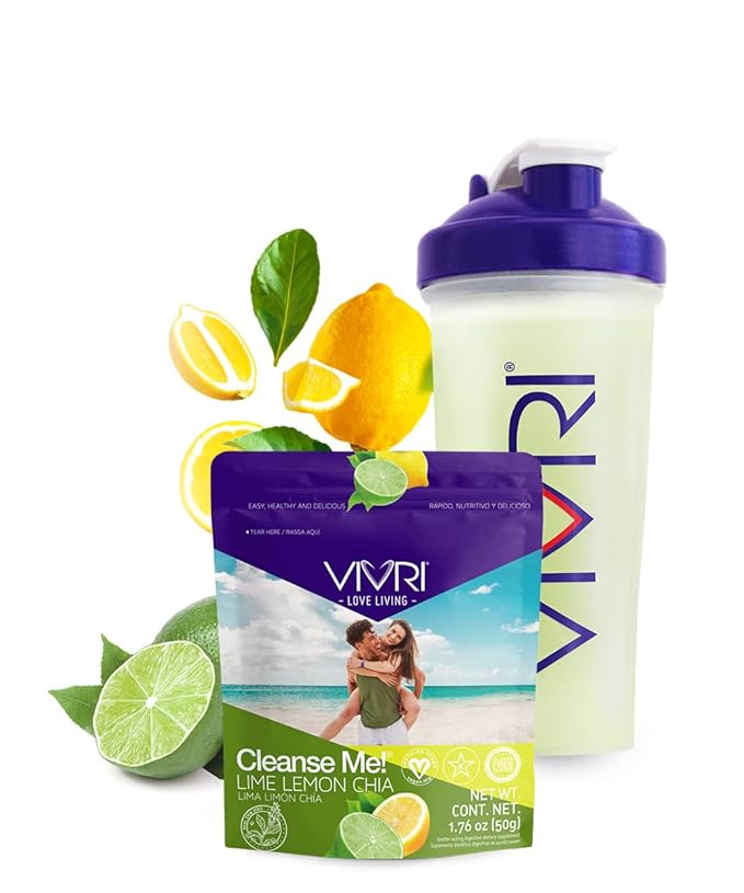 VIVRI Cleanse Me! Lime Lemon Chia Flavor 10 Servings