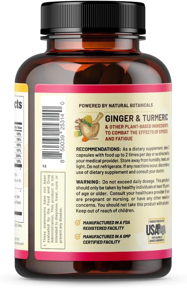 Metabolism and Natural Energy Supplements 60 Capsules