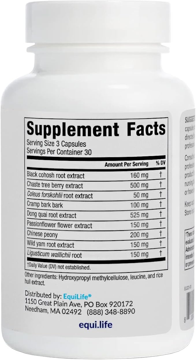 Equilife - Progesterone Support, Hormonal Balance (90 Capsules)