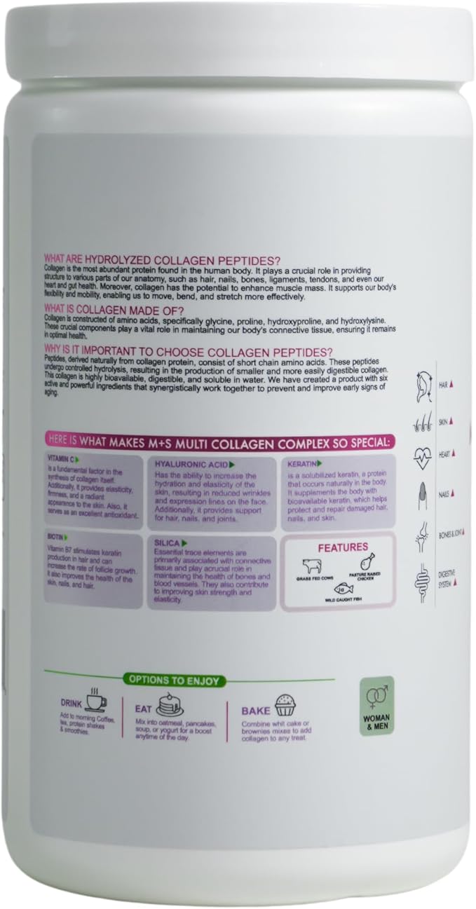 M+S Multi Collagen Complex – Hydrolyzed