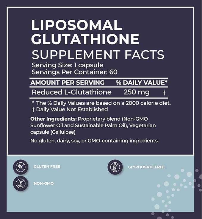 BodyBio Liposomal Glutathione 60 Capsules