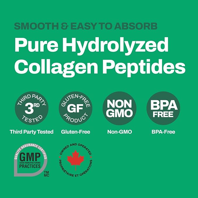 Pure Collagen Peptides Powder Enhanced Collagen 20g Collagen (4 Scoops) 500g