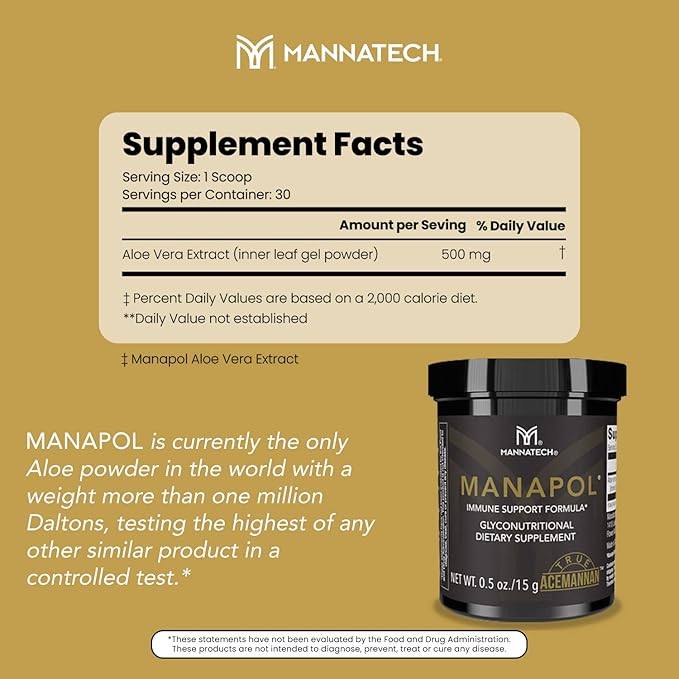 Mannatech Manapol Immune Support Formula 0.5oz/15g