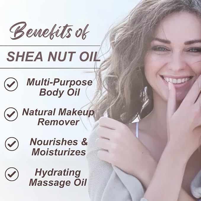 Naturevibe Botanicals Shea Nut Oil 32 Ounces 100% Pure
