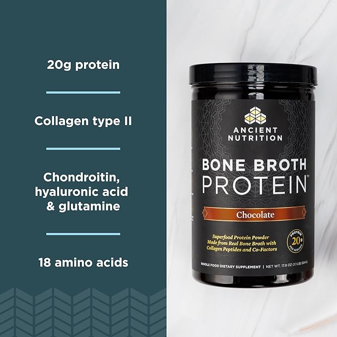Ancient Nutrition Protein Powder Made from 20g Protein 20 Serving