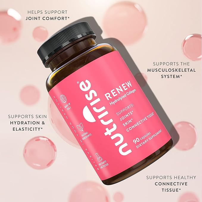 NutriRise Hydrolyzed Collagen Complex, Maximum Strength 1500 mg: 90 Count