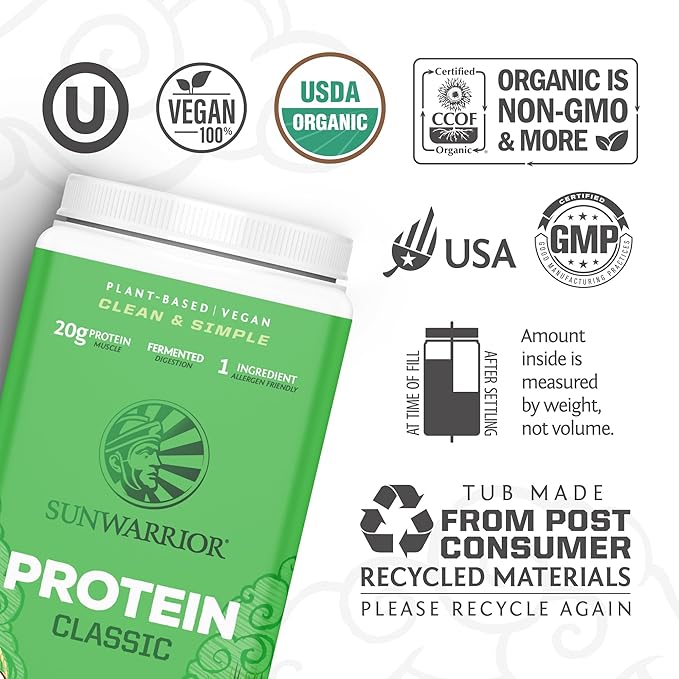 Brown Rice Protein Powder with Bcaa 750g by