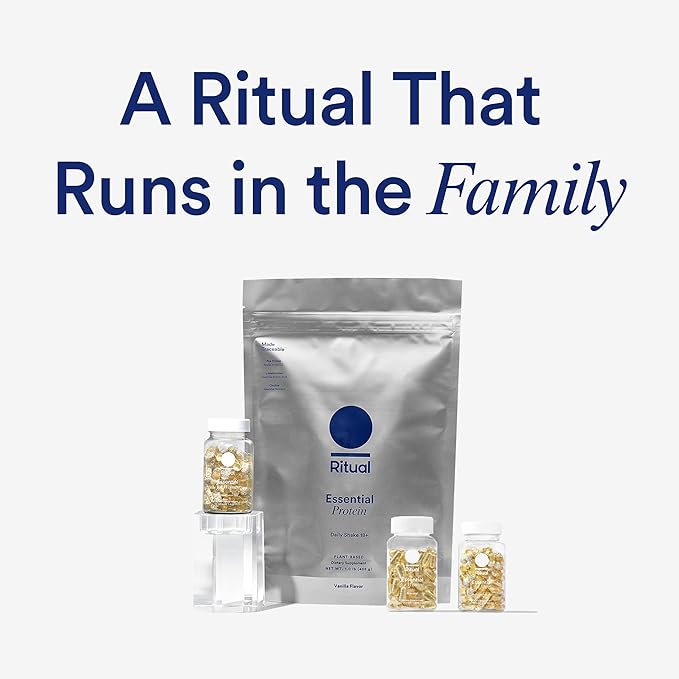 Ritual Multivitamin for Women 50+, Menopause D3, K2 K2 and Omega-3 DHA, B12, Non-GMO, 30 Day 60 Vegan