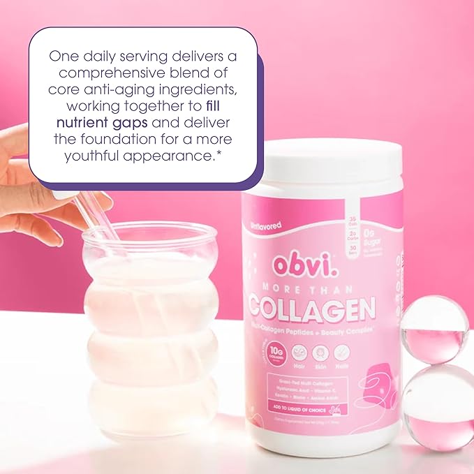 Obvi More Than Collagen Powder 30 Servings