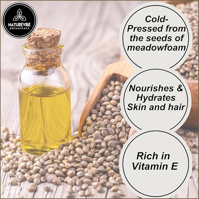 Naturevibe Botanicals Meadowfoam Oil 32 Ounces 100% Pure