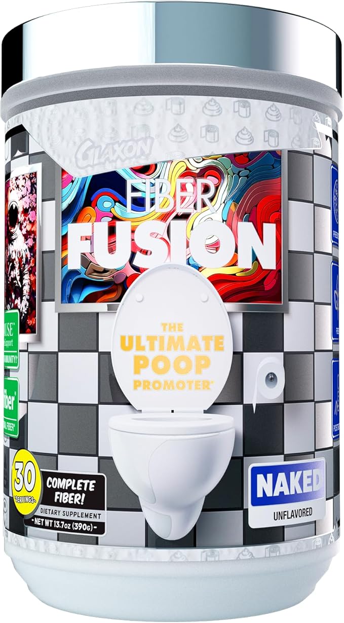 Glaxon Fiber Fusion Complete Fiber Supplement 6 Source 13.7 oz 30 Servings