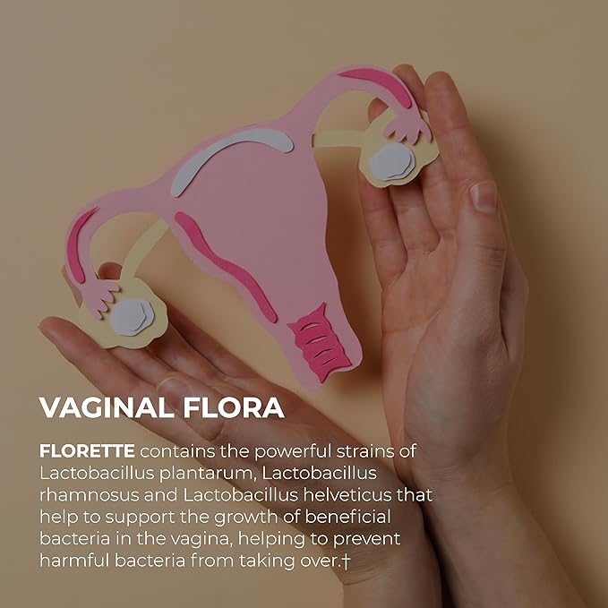 UMZU Florette Vaginal Probiotic Supplement 37B CFU (30 Day 30 Capsules)