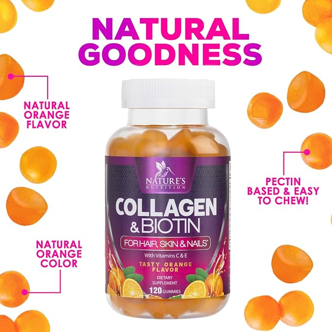 Collagen Peptides - Hair Supplements 120 Count