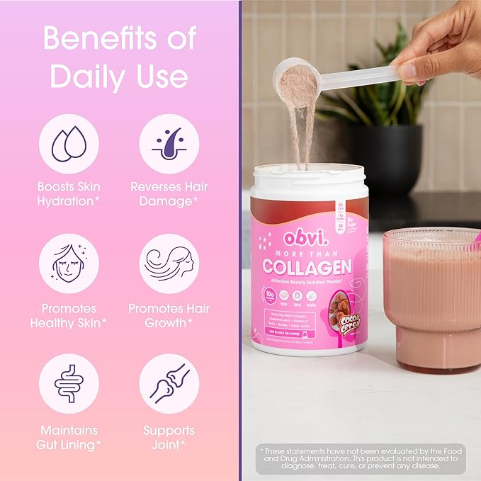 Obvi More Than Collagen Powder 30 Servings
