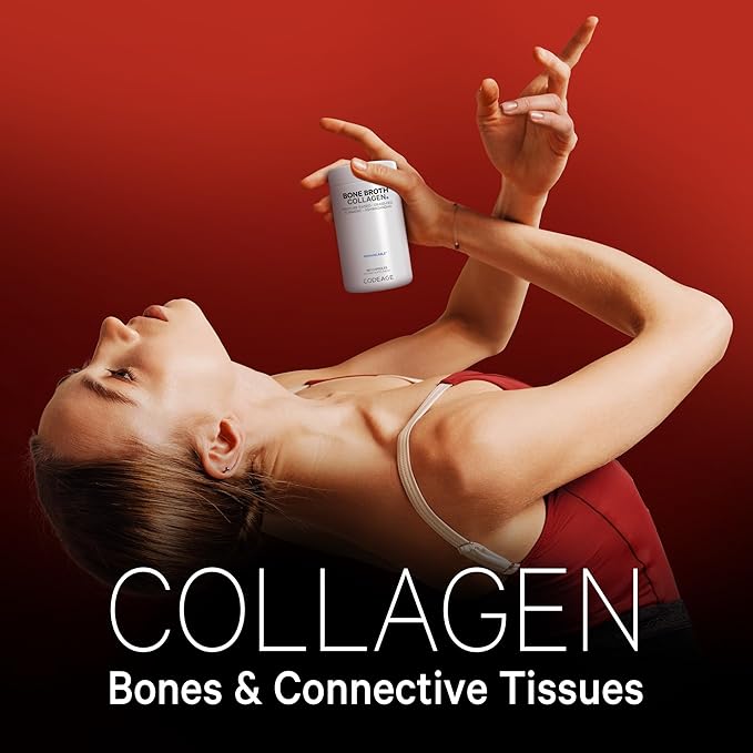 Codeage Organic Bone Broth Collagen Peptides 180 Capsules