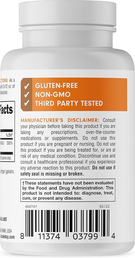 Bucked Up Vitamin A 10000IU Per (240 Servings, 240 Softgels)