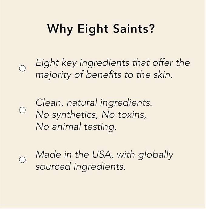 Eight Saints High Society Botanical Face Oil, Natural and Organic Anti Aging Facial Oil with Jojoba Oil, Vitamin E Oil, Marula Oil, and Neroli Oil, 1 Ounce