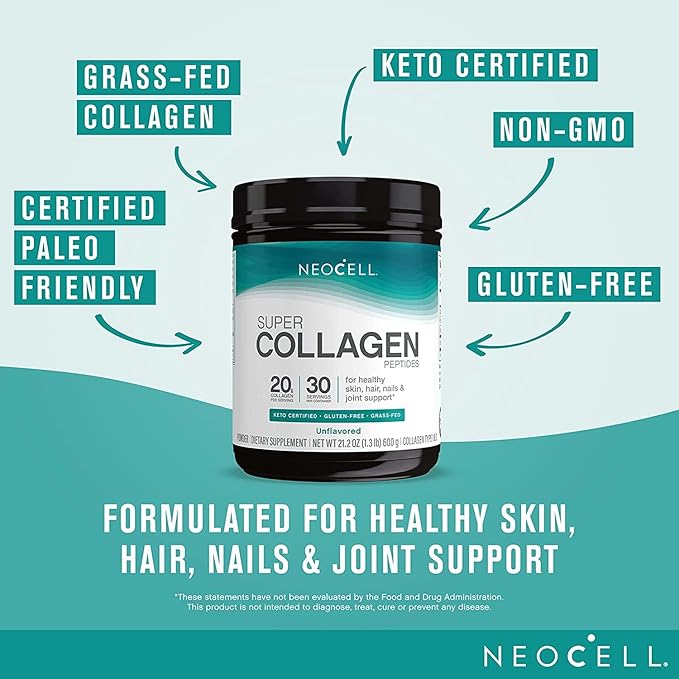 NeoCell Super Collagen Powder & Joint 1, 2, 2, & 3, 21.2 21.2 oz &120 Capsules