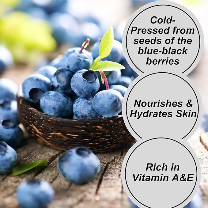 Naturevibe Botanicals Blueberry Oil 32 Ounces 100% Pure