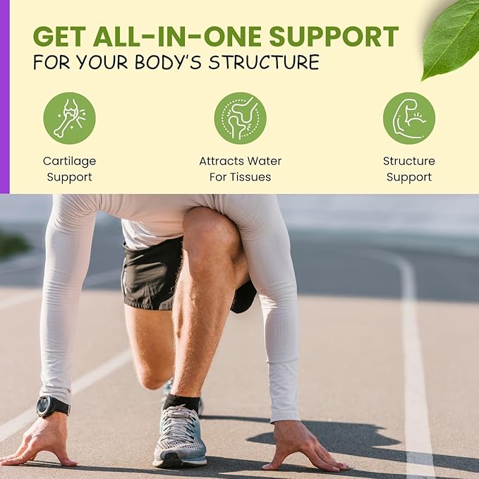 Halal Joint Support Supplement w/Glucosamine Chondroitin MSM 2820mg 30 30 Servings